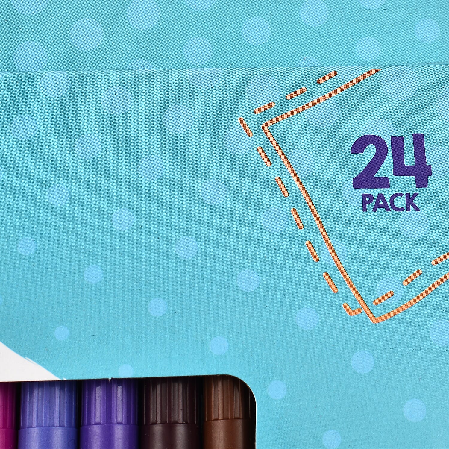 Pack of 24 Colouring Fibre Pens 7686256 3