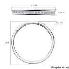 Signature Collection - 950 Platinum SGL Certified (I1-G-H)  Diamond Ring 0.50 Ct.