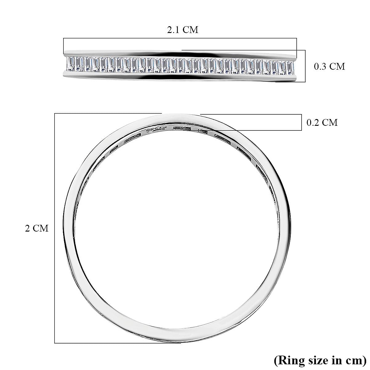 Signature Collection - 950 Platinum SGL Certified (I1-G-H)  Diamond Ring 0.50 Ct. 7687155 5