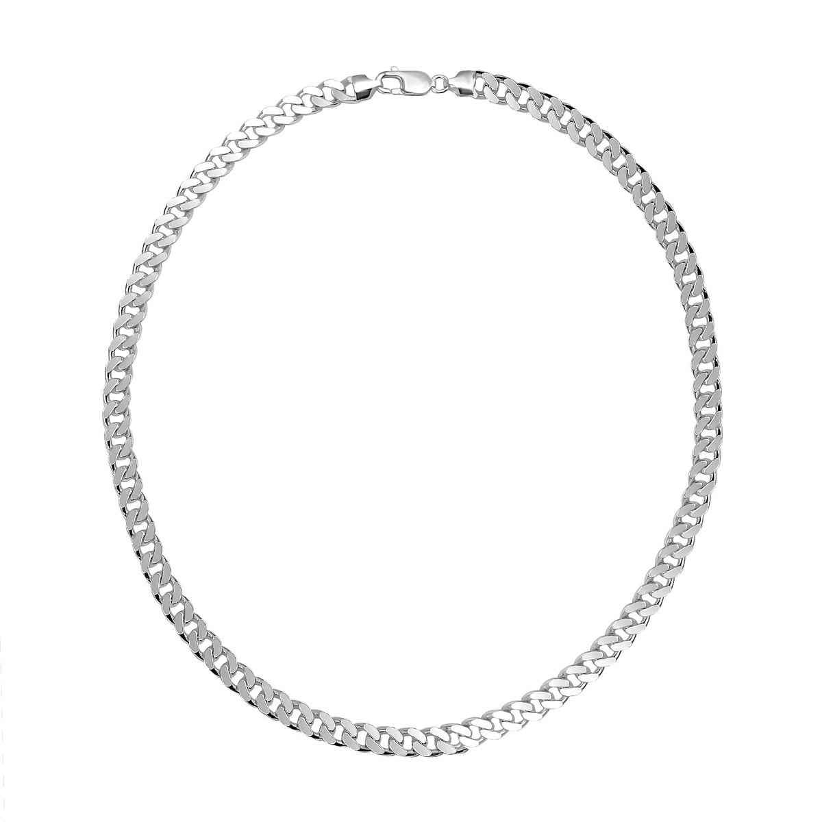 Vicenza Closeout - Sterling Silver Curb Necklace (Size - 22), Silver Wt 45.00 Gms 7687212 0