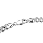 Vicenza Closeout - Sterling Silver Curb Necklace (Size - 22), Silver Wt 45.00 Gms