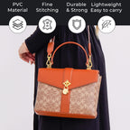 GUANCHI Crossbody Bag with Handle Drop - Brown