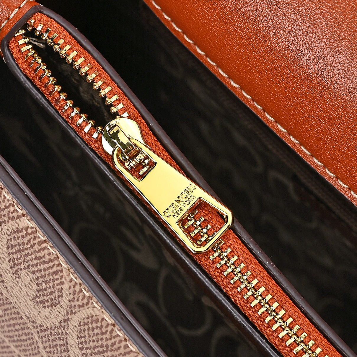 GUANCHI Patterned Crossbody Bag with Handle Drop 7693010 10
