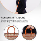 GUANCHI Crossbody Bag with Shoulder Strap - Brown