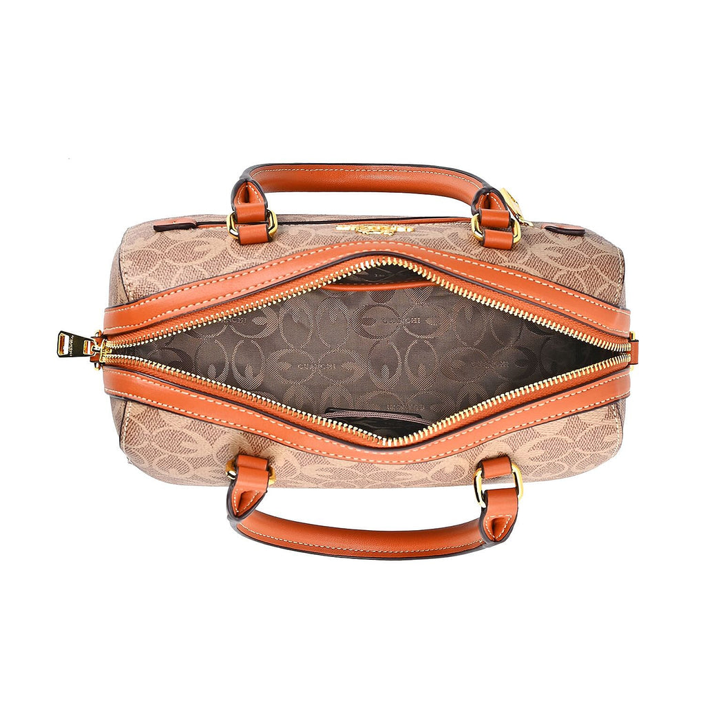 GUANCHI Crossbody Bag with Shoulder Strap - Brown