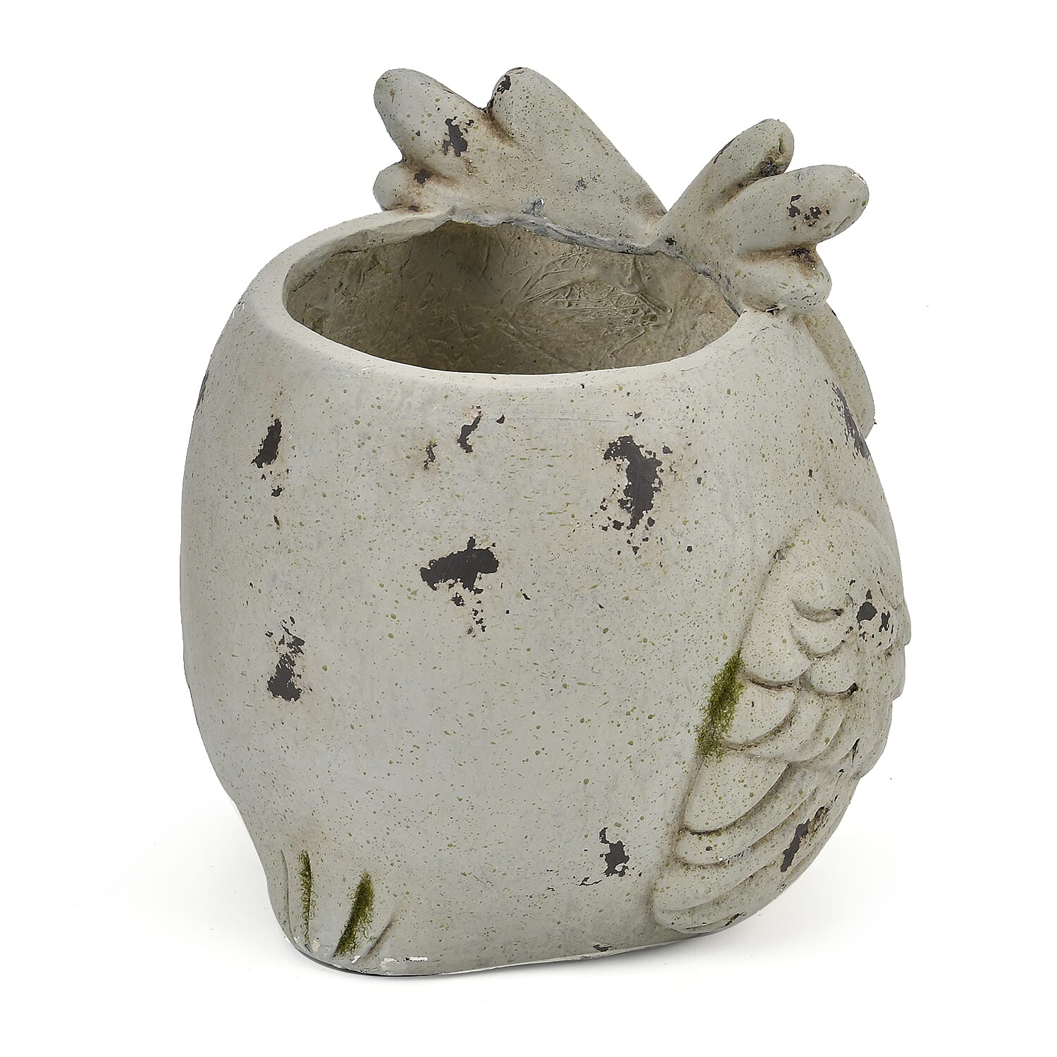 Decorative Owl Planter - Bronze Green 7698488 3