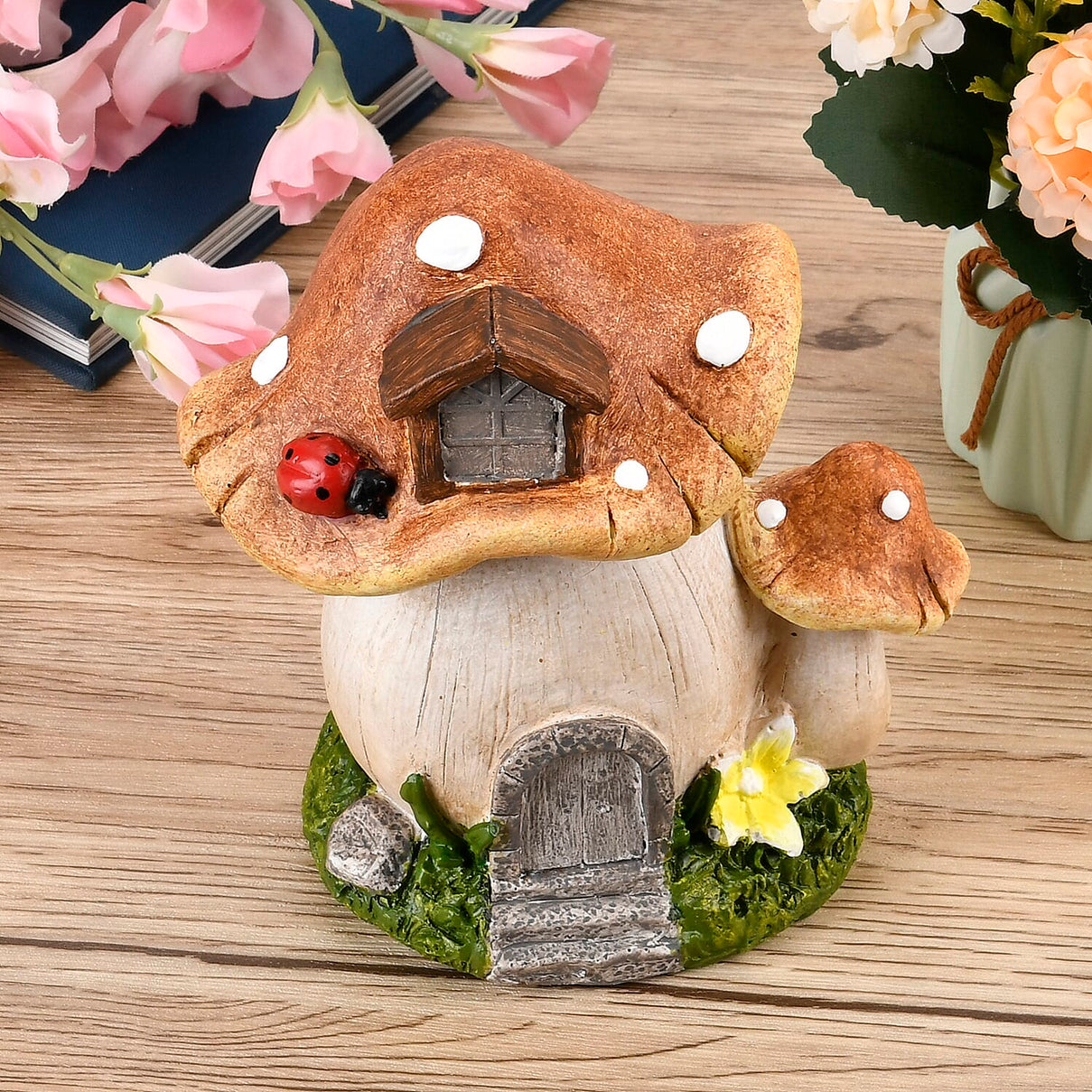 Mushroom Garden DÃ©cor - Brown 7705329 1