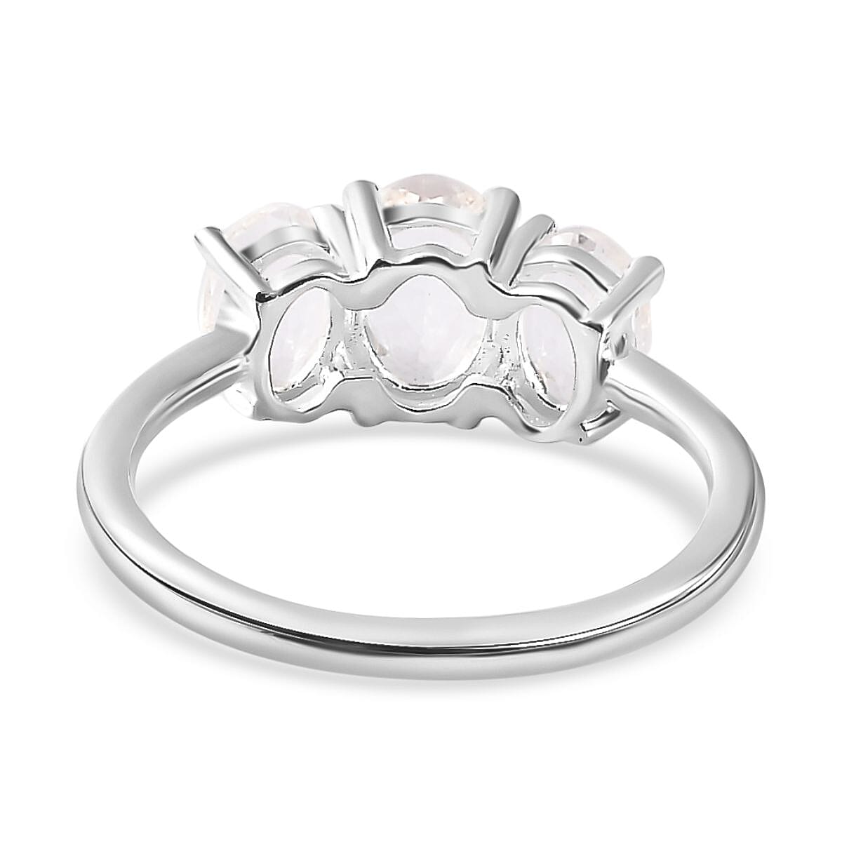 Petalite 3 Stone Ring in Sterling Silver 1.32 Ct. 7706170 4