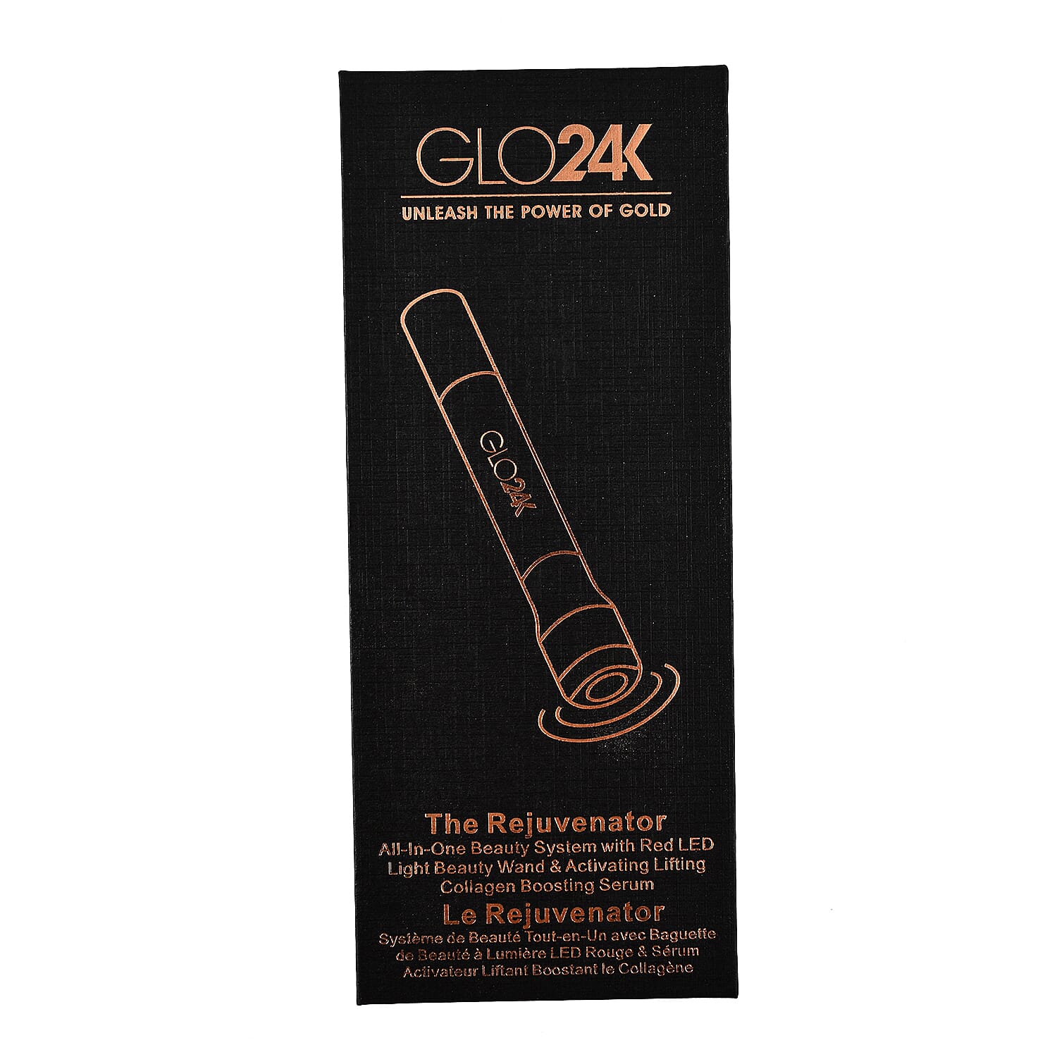 Glo24k The Rejuvenator- LED Beauty Wand - Collagen Serum 7707783 6