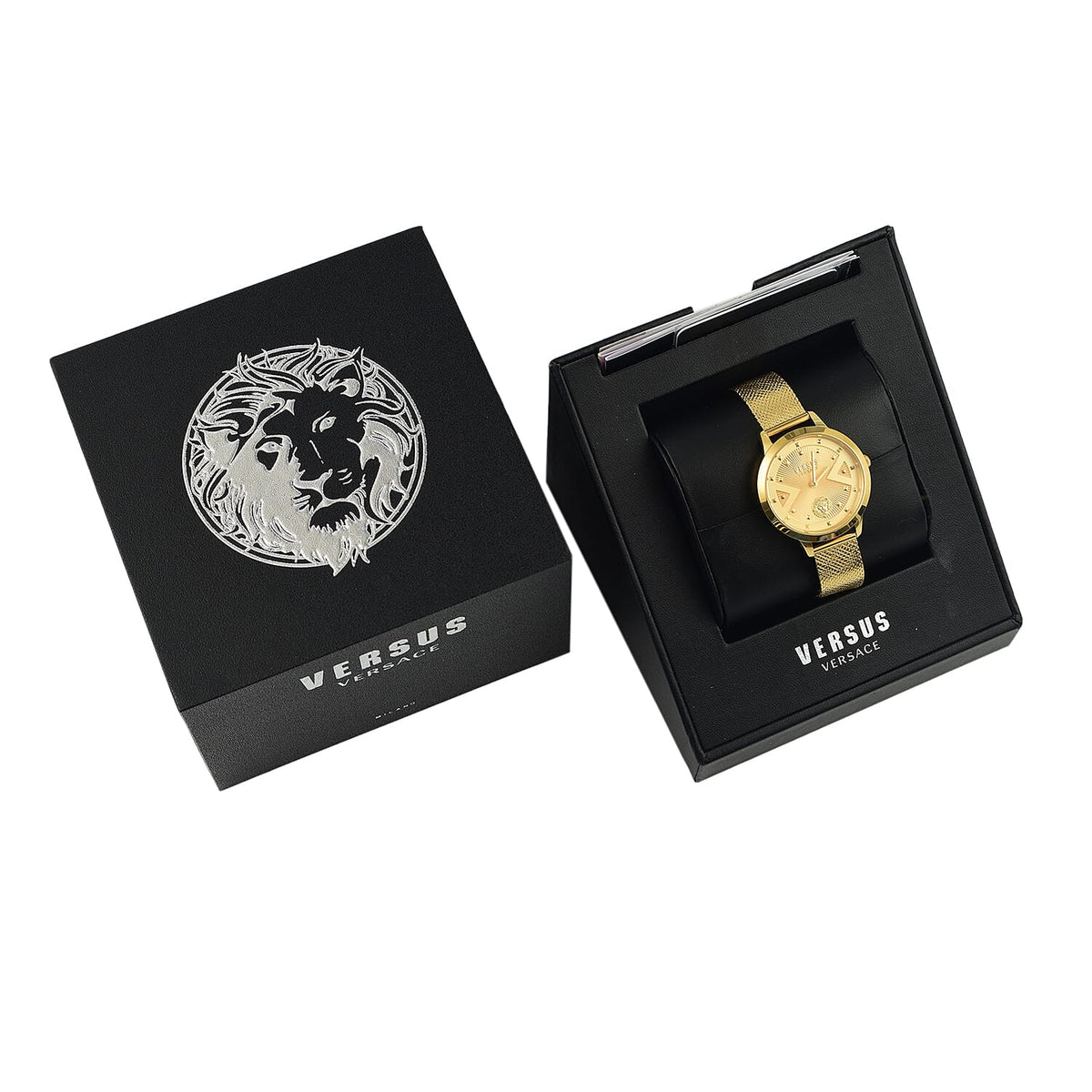 VERSACE VERSUS Gold Watch With Milanese Strap With Packaging 7707977 6