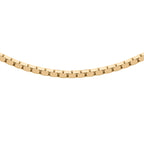 Vicenza Closeout - 9K Yellow Gold Box Necklace (Size - 20) Gold Wt. 3.10 Gms