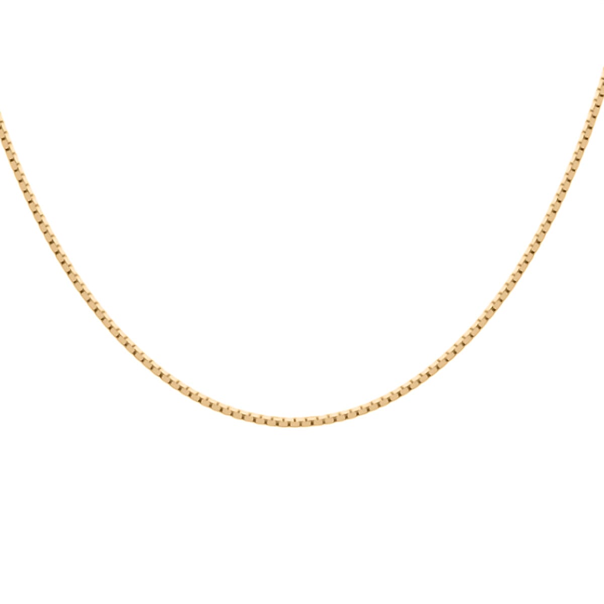 Vicenza Closeout - 9K Yellow Gold Box Necklace (Size - 20) Gold Wt. 3.10 Gms 7711137 2