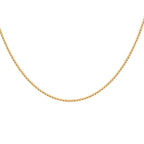 Vicenza Closeout - 9K Yellow Gold Box Necklace (Size - 20) Gold Wt. 3.10 Gms