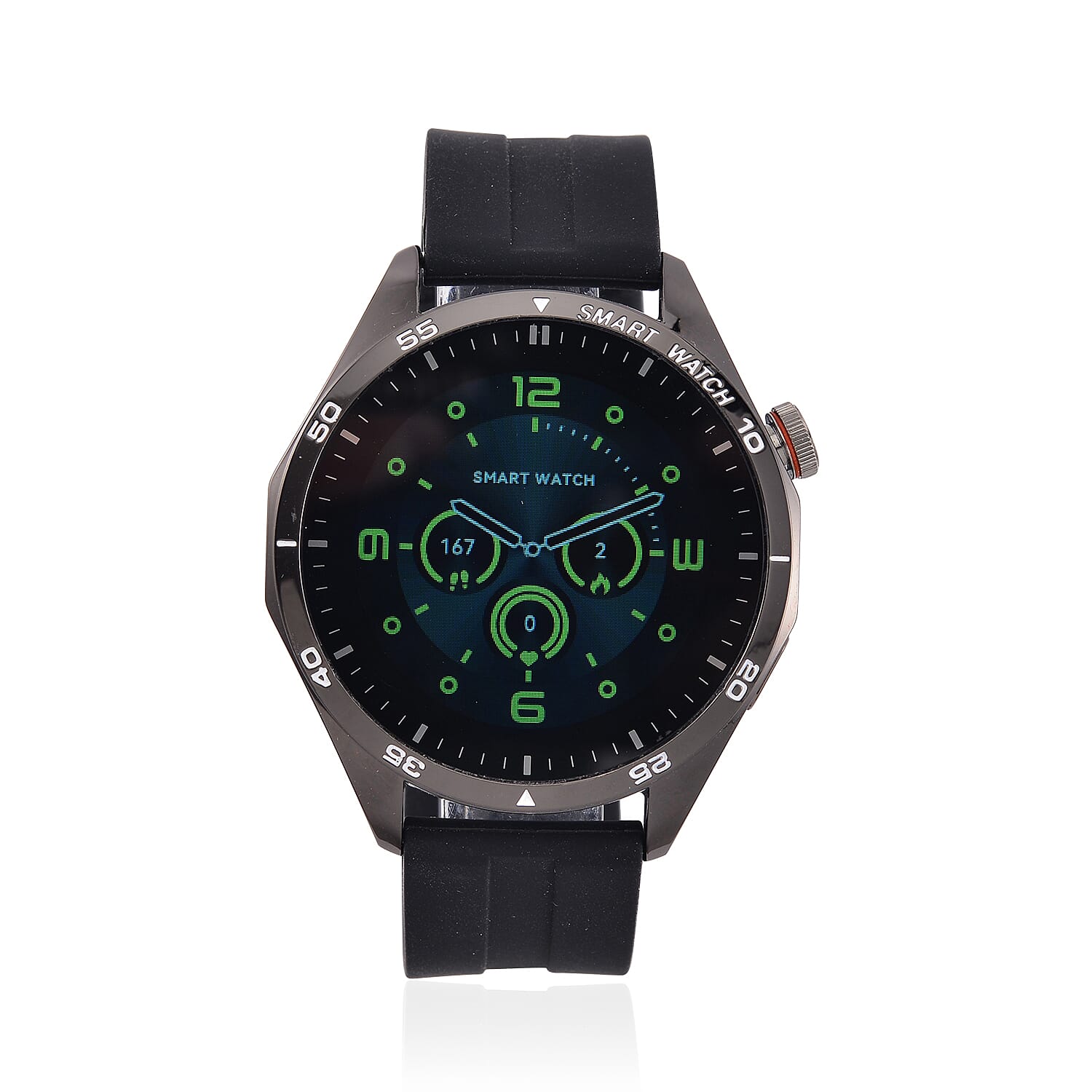 Brand New- Full Screen Touch Waterproof Bluetooth Smartwatch (Compatible with Apple iOS 8, Android  5 or Above) - Black 7714025 0