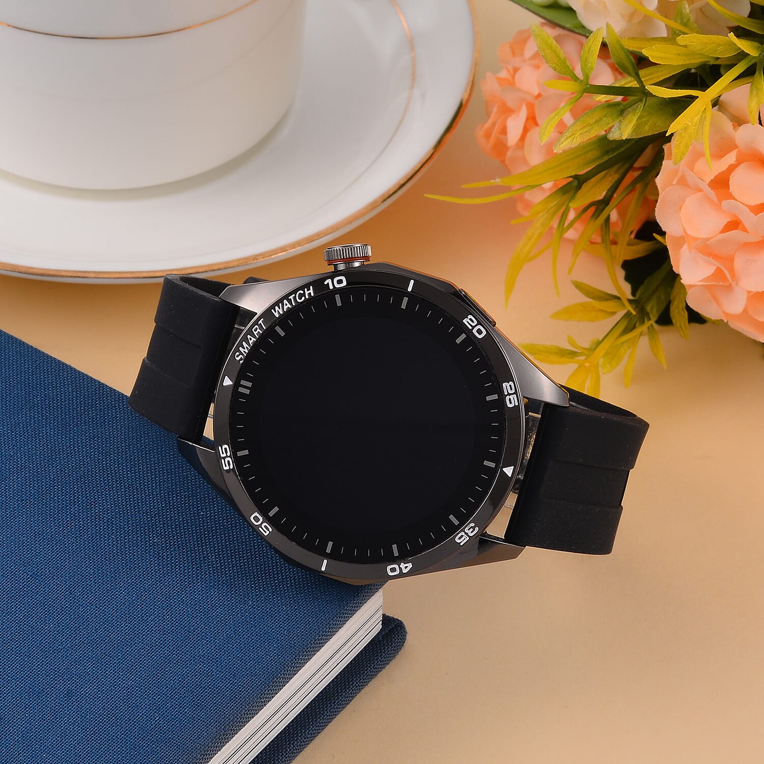 Brand New- Full Screen Touch Waterproof Bluetooth Smartwatch (Compatible with Apple iOS 8, Android  5 or Above) - Black 7714025 2
