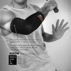 COPPER Fit Original Recovery Elbow Sleeve Black with Copper Trim (Size L)