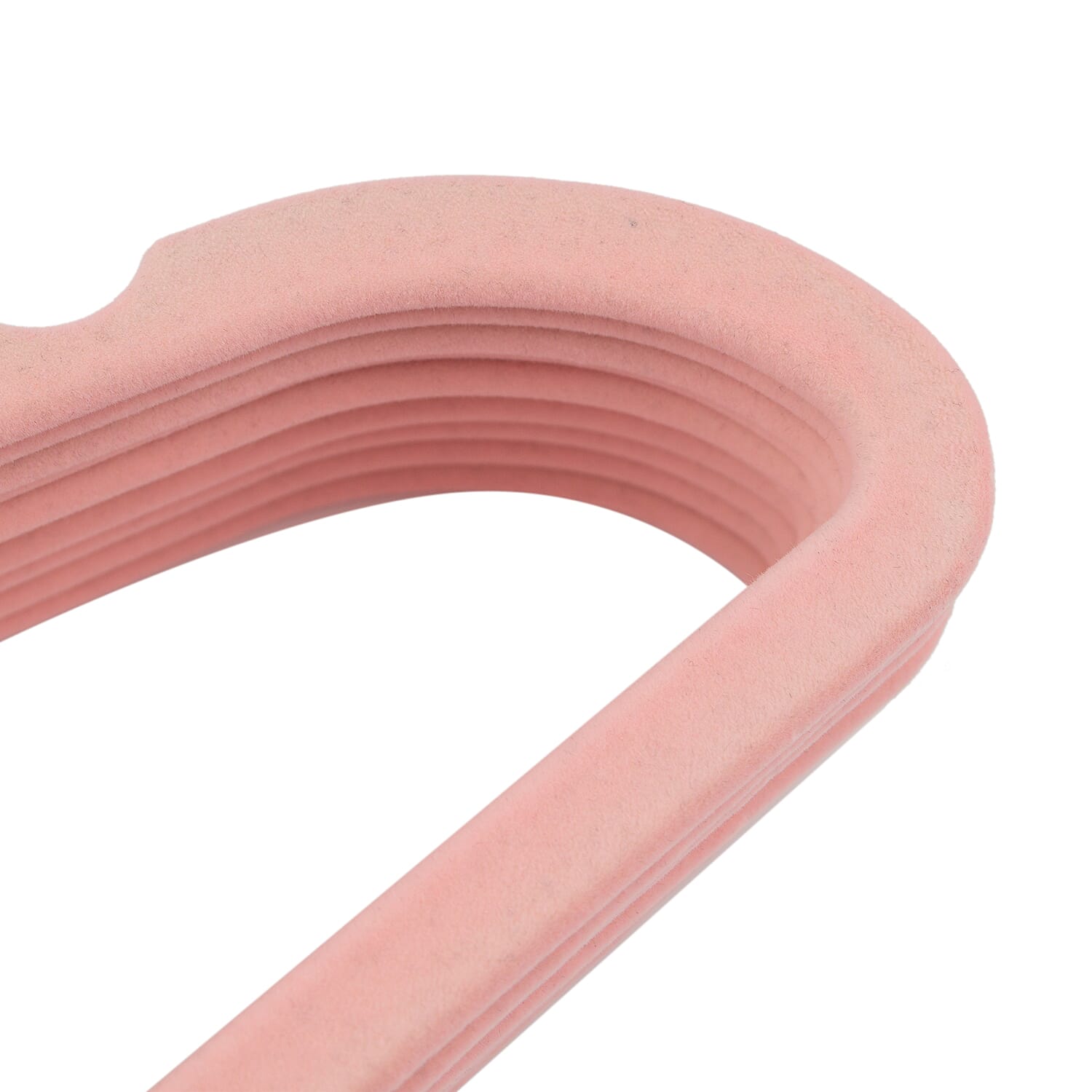 Flocked Non-Slip Hangers (10 Pieces) - Pink 7720704 3
