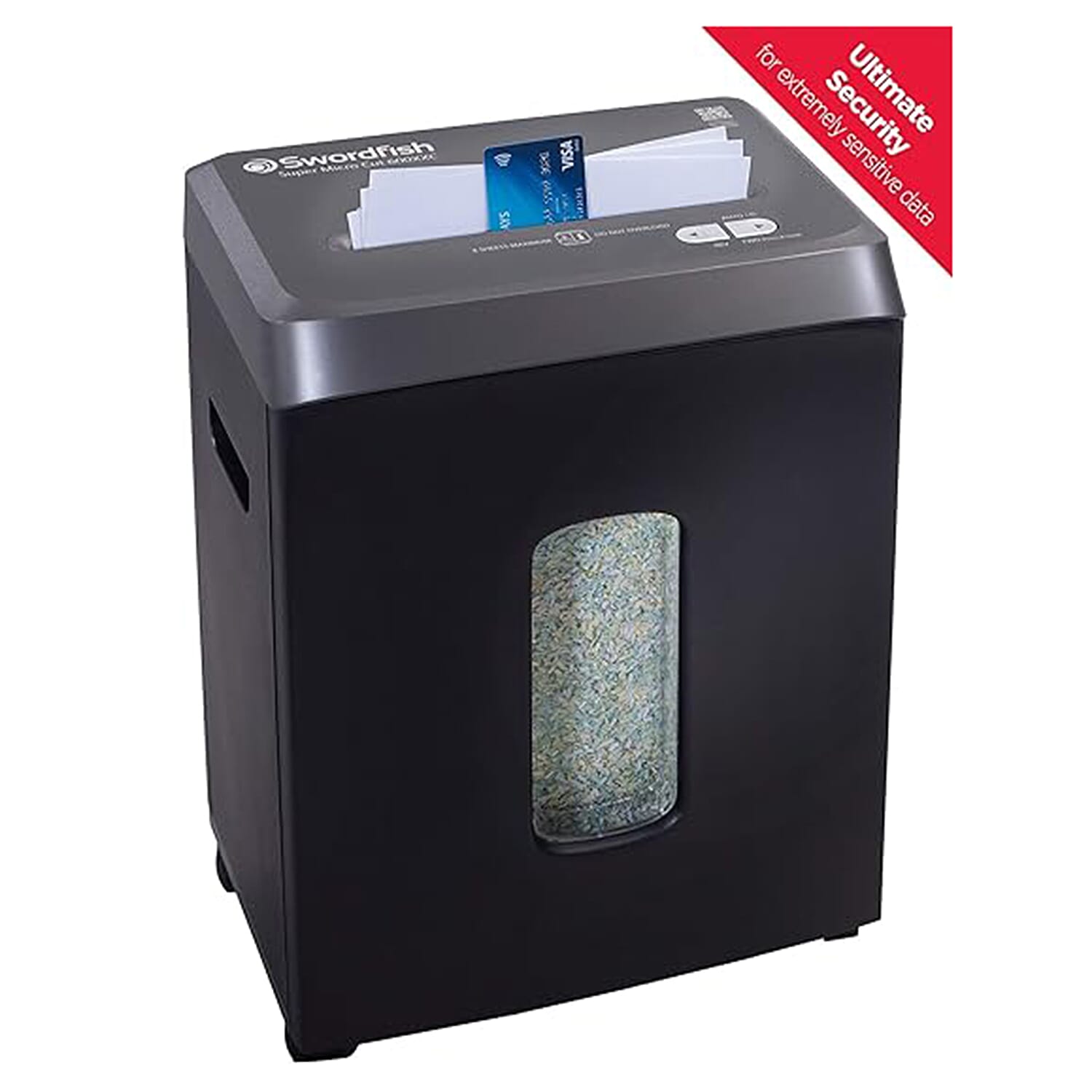 Swordfish: 6-Sheet Super Micro-Cut Paper Shredder 7725265 2