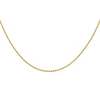 First Dubai Closeout - Designer Inspired 9K Yellow Gold Diamond Cut STARBURST Necklace (Size - 18)