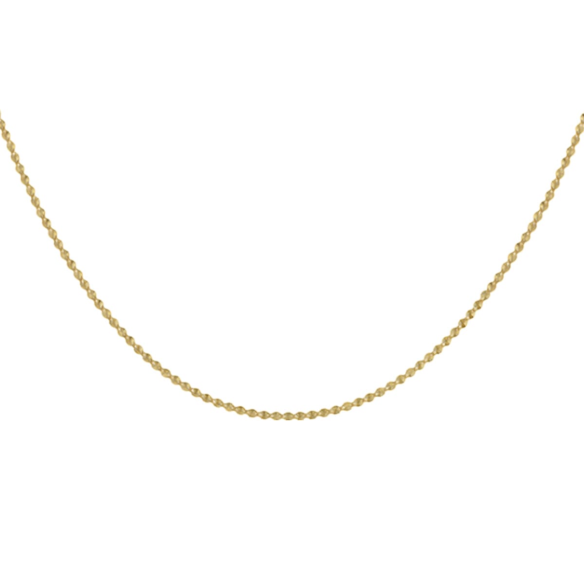 First Dubai Closeout - Designer Inspired 9K Yellow Gold Diamond Cut STARBURST Necklace (Size - 18) 7730598 1