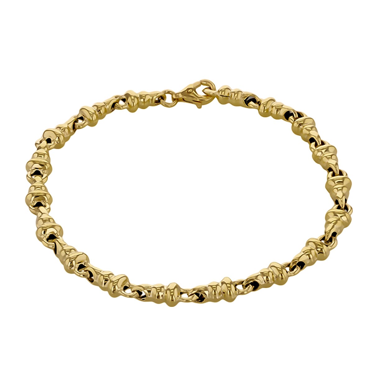 LIMITED EDITION - 9K Yellow Gold Bells Bracelet (Size - 7.25),  Gold Wt. 5.05 Gms 7730599 0