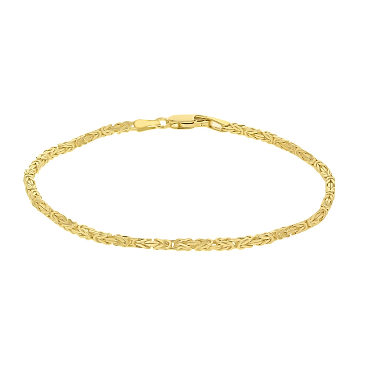 9K Yellow Gold Square Byzantine Bracelet (Size - 7.5), Gold Wt. 4.02 Gms 7730605 0