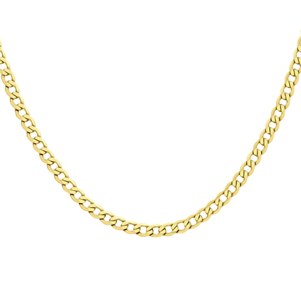 Vicenza Closeout - 9K Yellow Gold Curb Chain (Size - 20), Gold Wt. 11.00 Gms