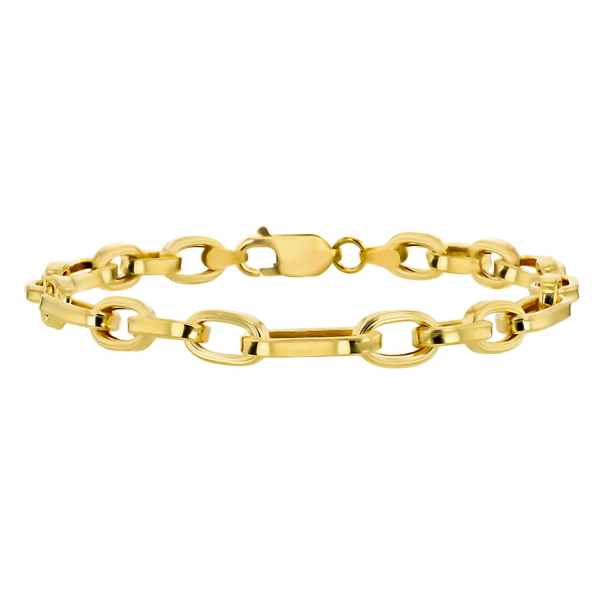 Vicenza Exclusive - 9K Yellow Gold Fancy Link Bracelet (Size - 7.5), Gold Wt. 5.10 Gms 7733829 0