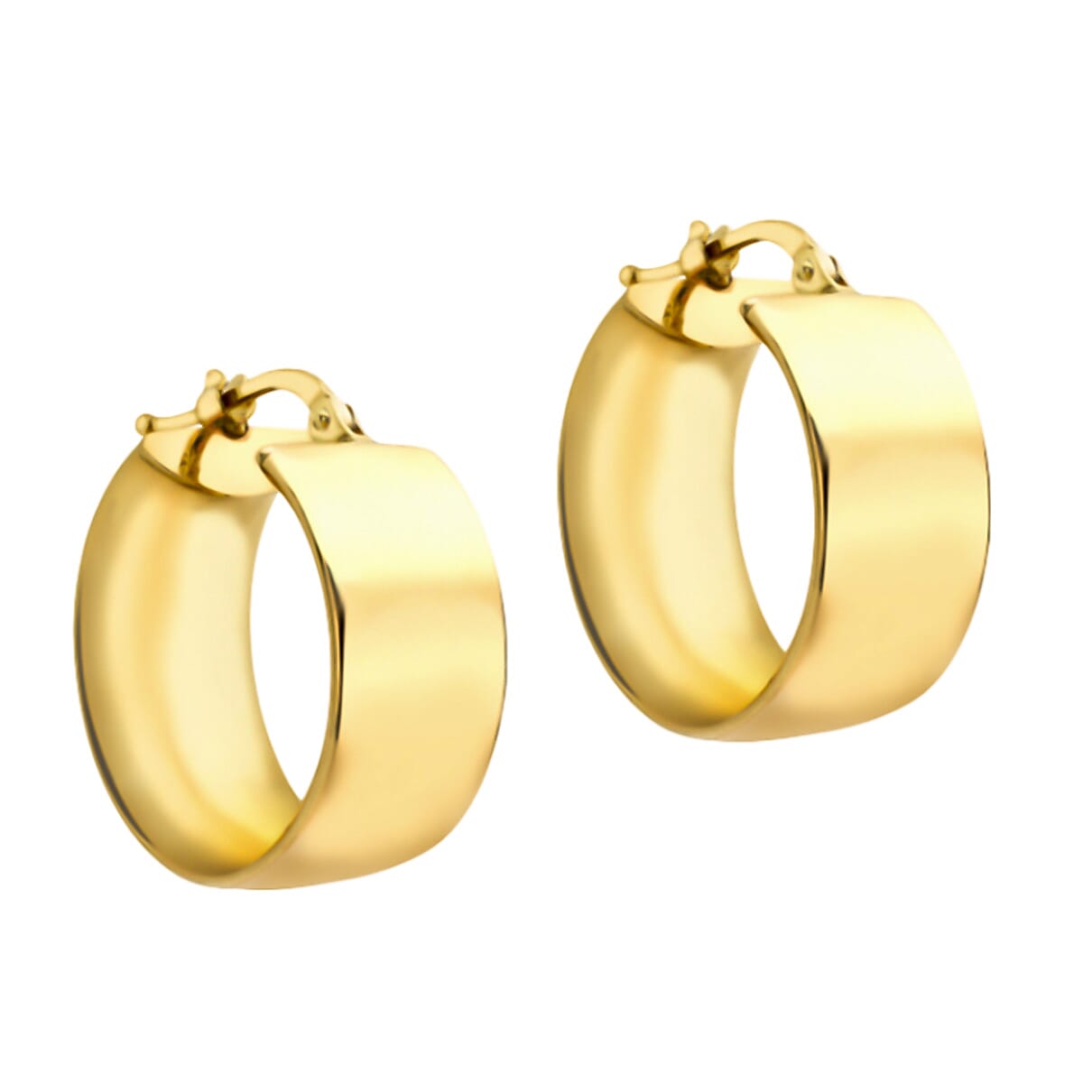 18K Yellow Gold Hoop Earrings,  Gold Wt. 4 Gms 7733843 0