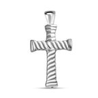 Platinum Overlay Sterling Silver Pendant