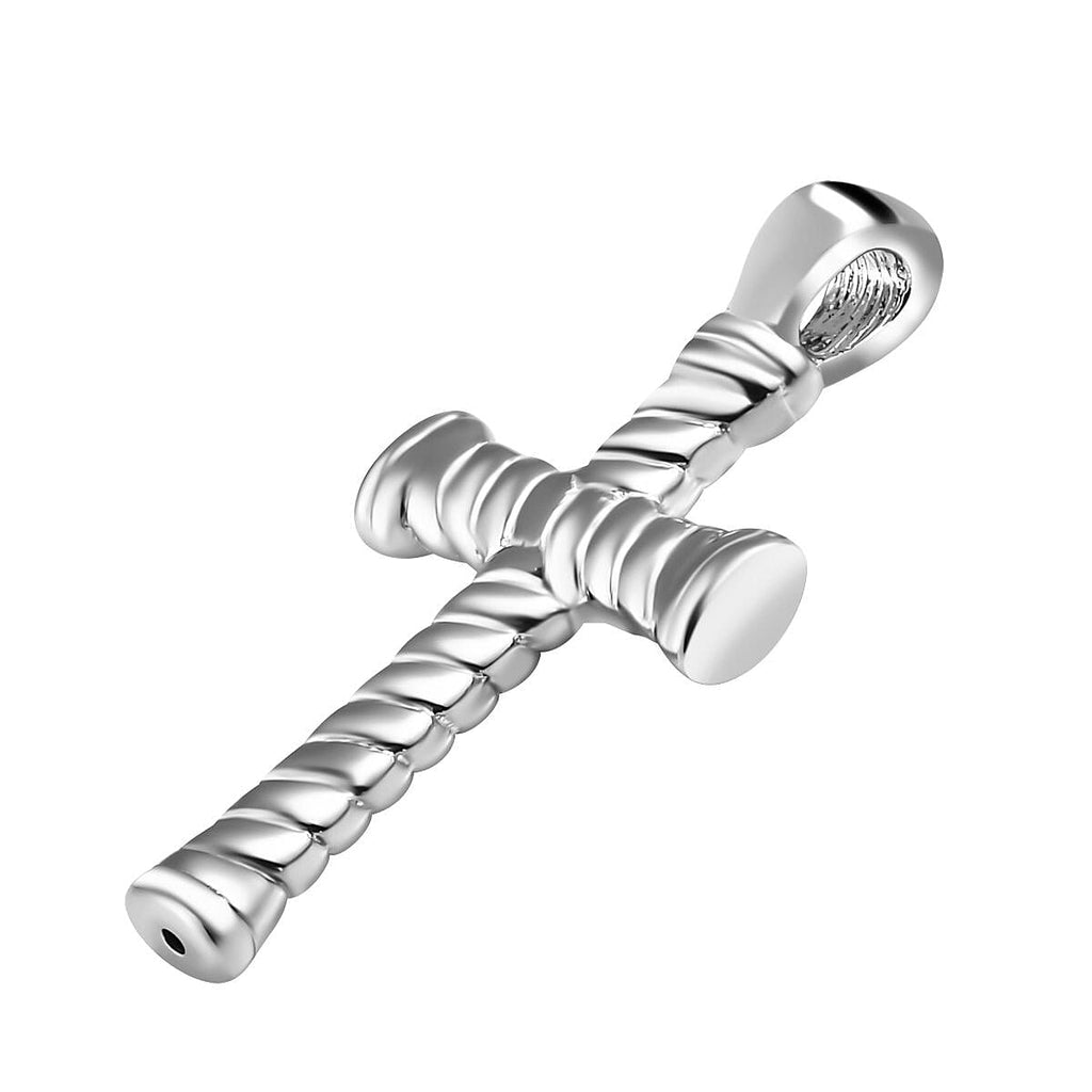 Platinum Overlay Sterling Silver Pendant