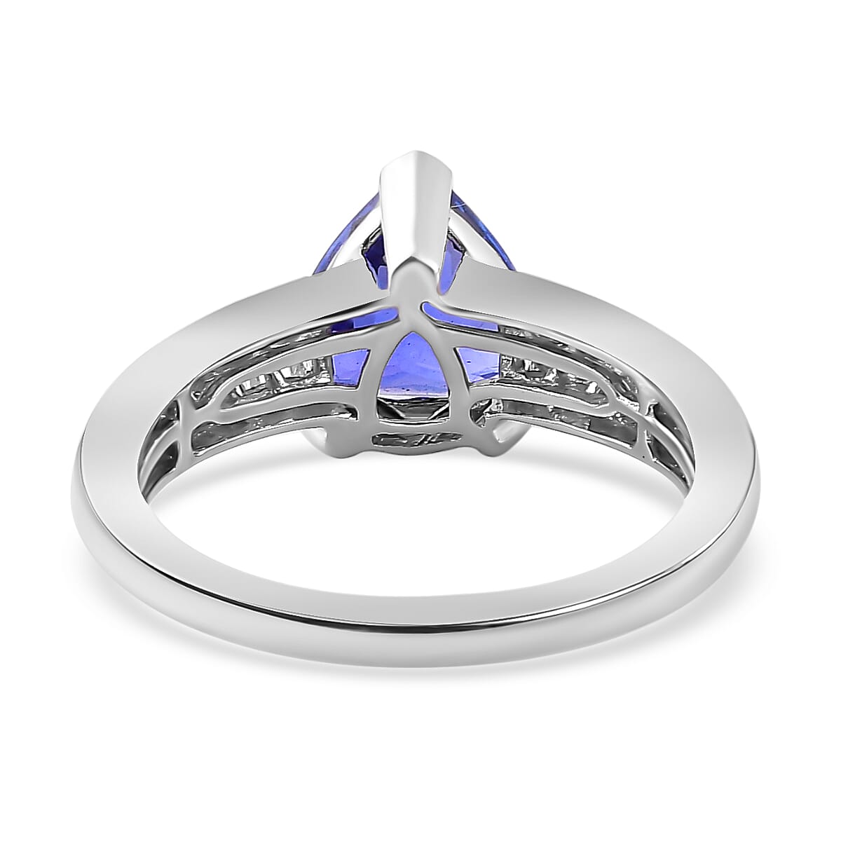 RHAPSODY 950 Platinum AAAA Tanzanite, White Diamond VS2 Ring 7743768 4