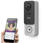 PHILIPS Welcome Eye Link Wireless Smart Doorbell with Full HD Wide Angle Camera - Night Vision
