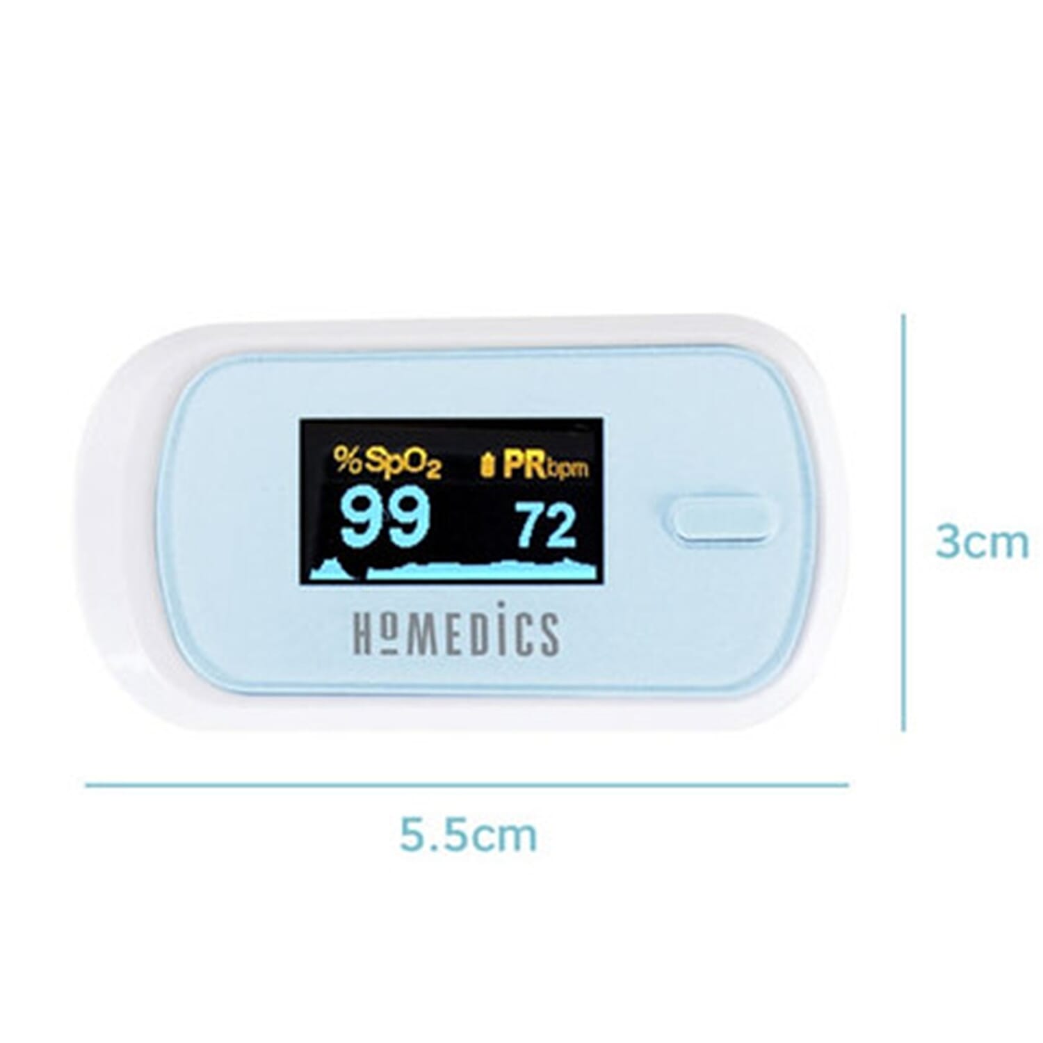 Homedics Fingertip Pulse Oximeter 7746765 4