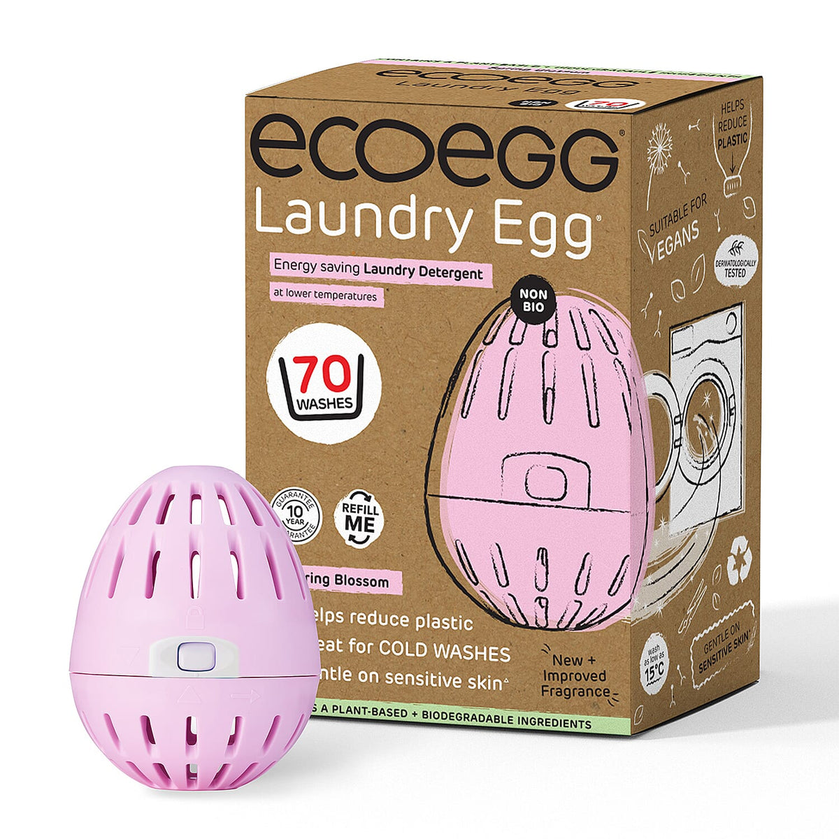Ecoegg Laundry Egg Spring Blossom 70 Washes - Pink 7747132 1
