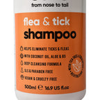 Buddy Care Flea - Tick Dog Shampoo with Tea Tree - Eucalyptus - 500ml