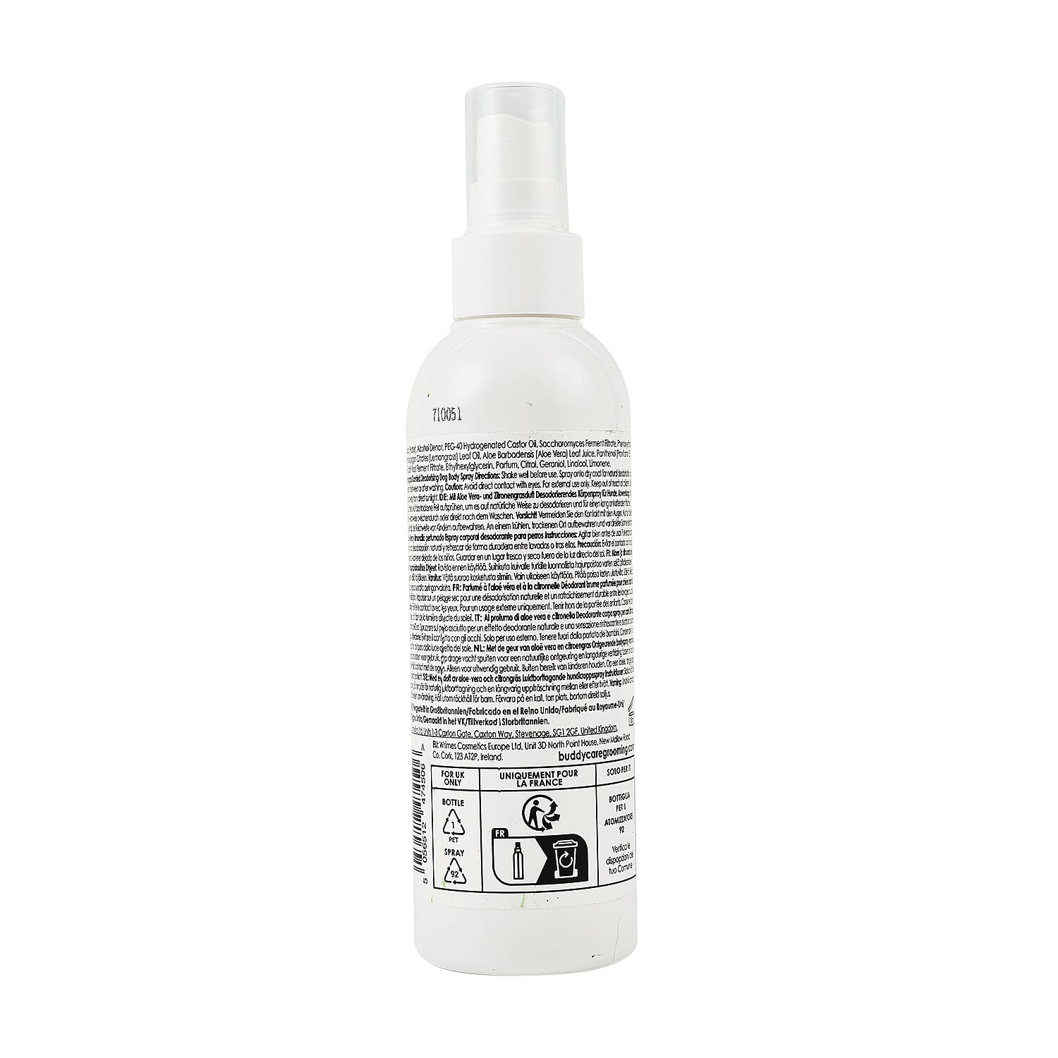 Buddy Care Shed Control Deodorising Spray with Aloe and Pro Vitamin B5 (200ml) 7751445 1