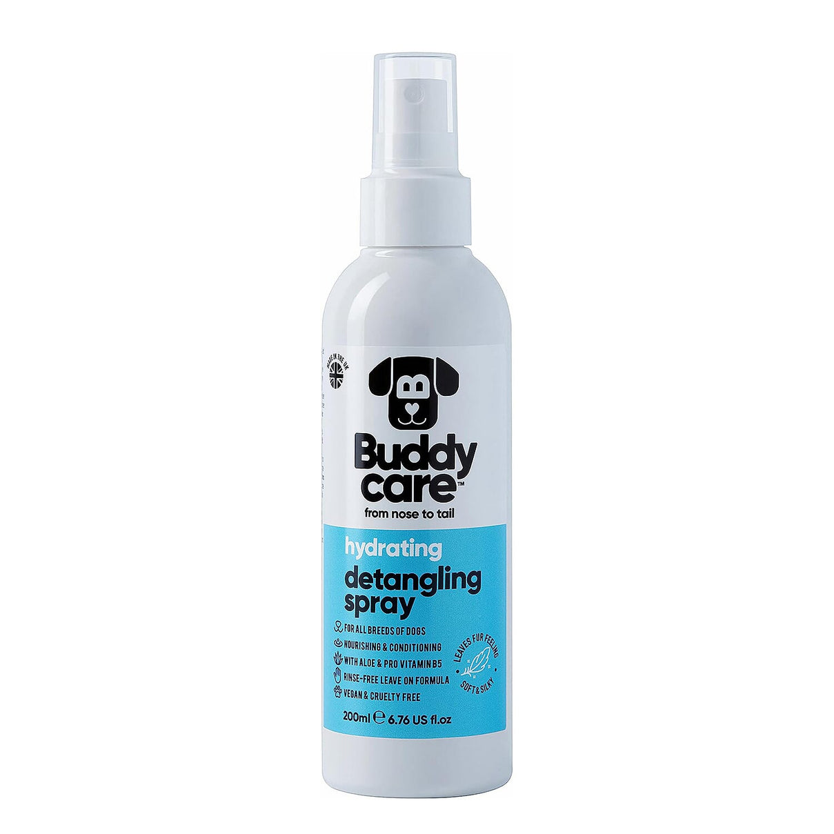 Buddy Care Hydrating Detangling Spray with Aloe and Pro Vitamin B5 200ml 7751461 3