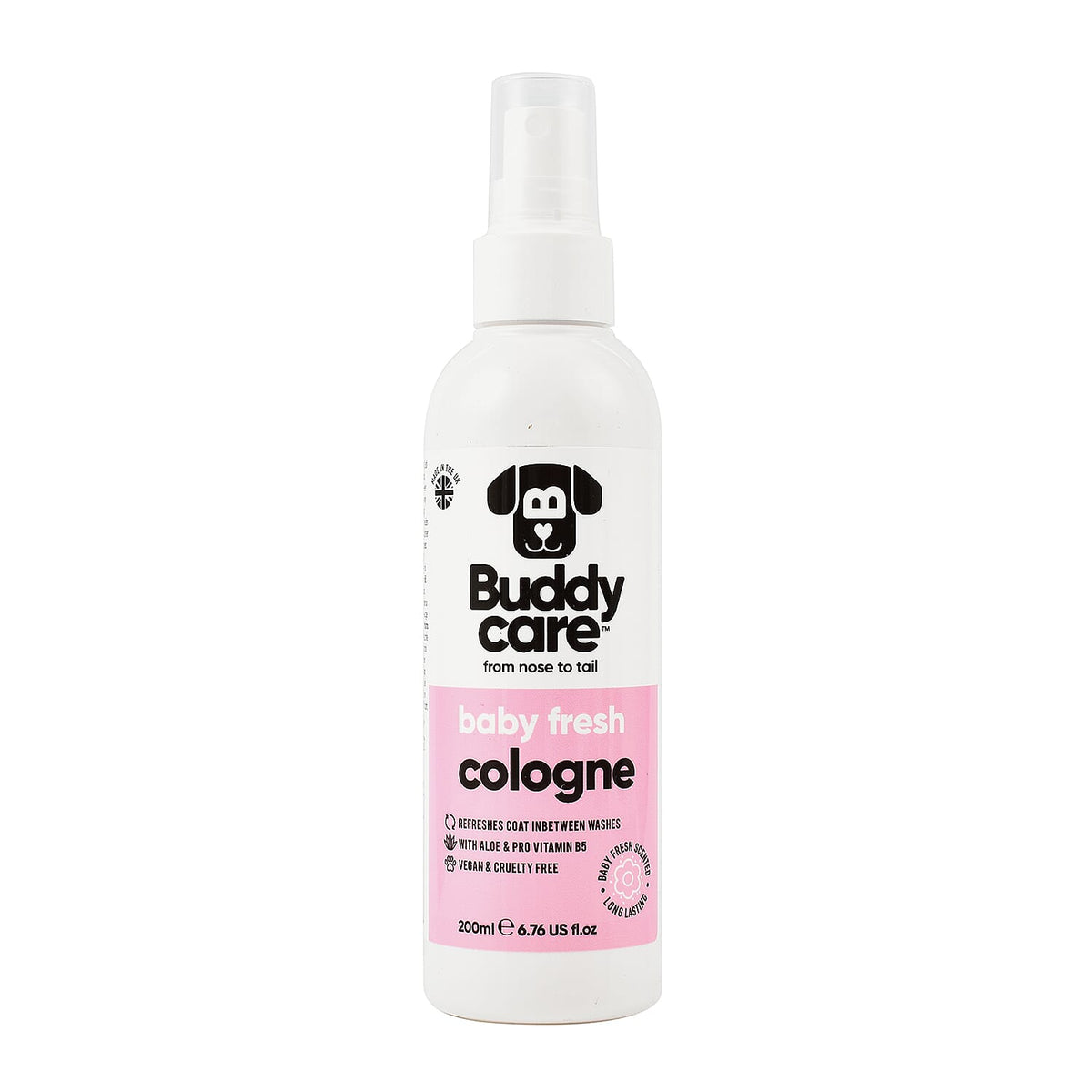 Buddy Care Baby Fresh Cologne with Aloe - Pro Vitamin B5 200ml 7751467 0