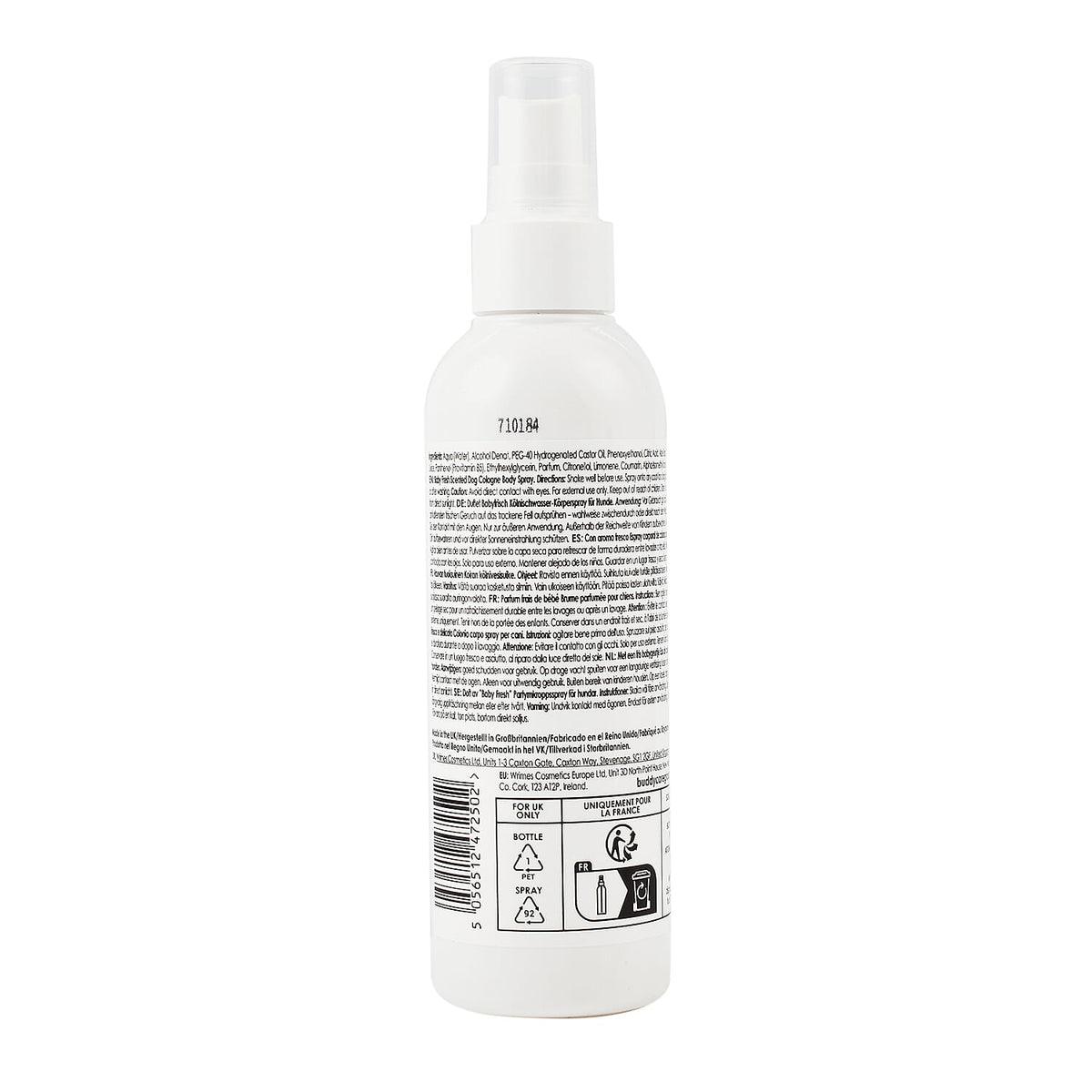 Buddy Care Baby Fresh Cologne with Aloe - Pro Vitamin B5 200ml 7751467 1