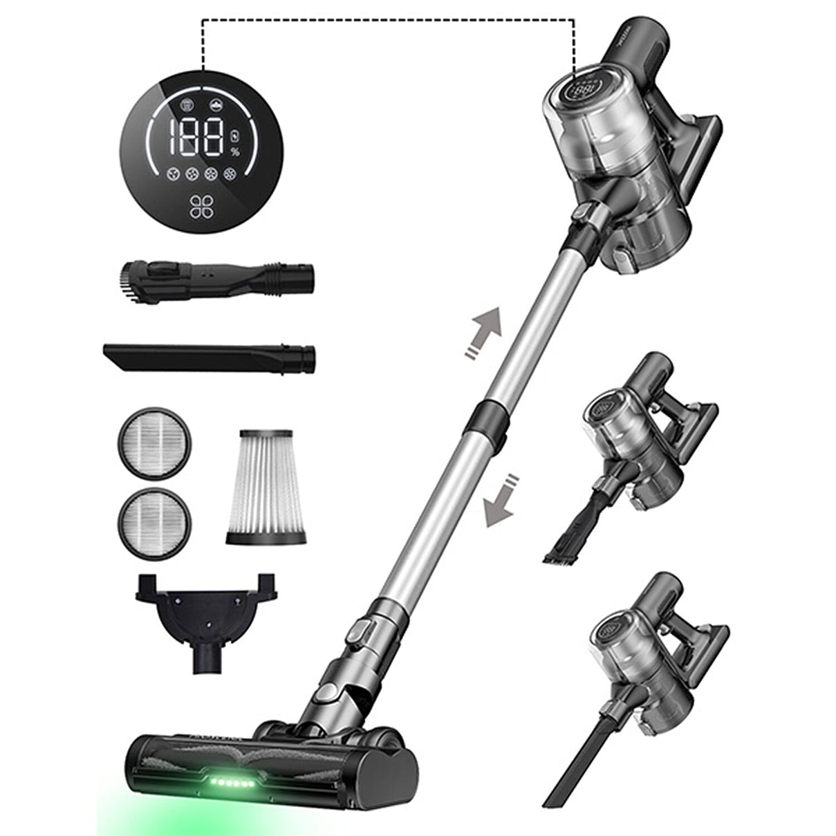 Proscenic P12 Cordless Vacuum Cleaner 7755249 1