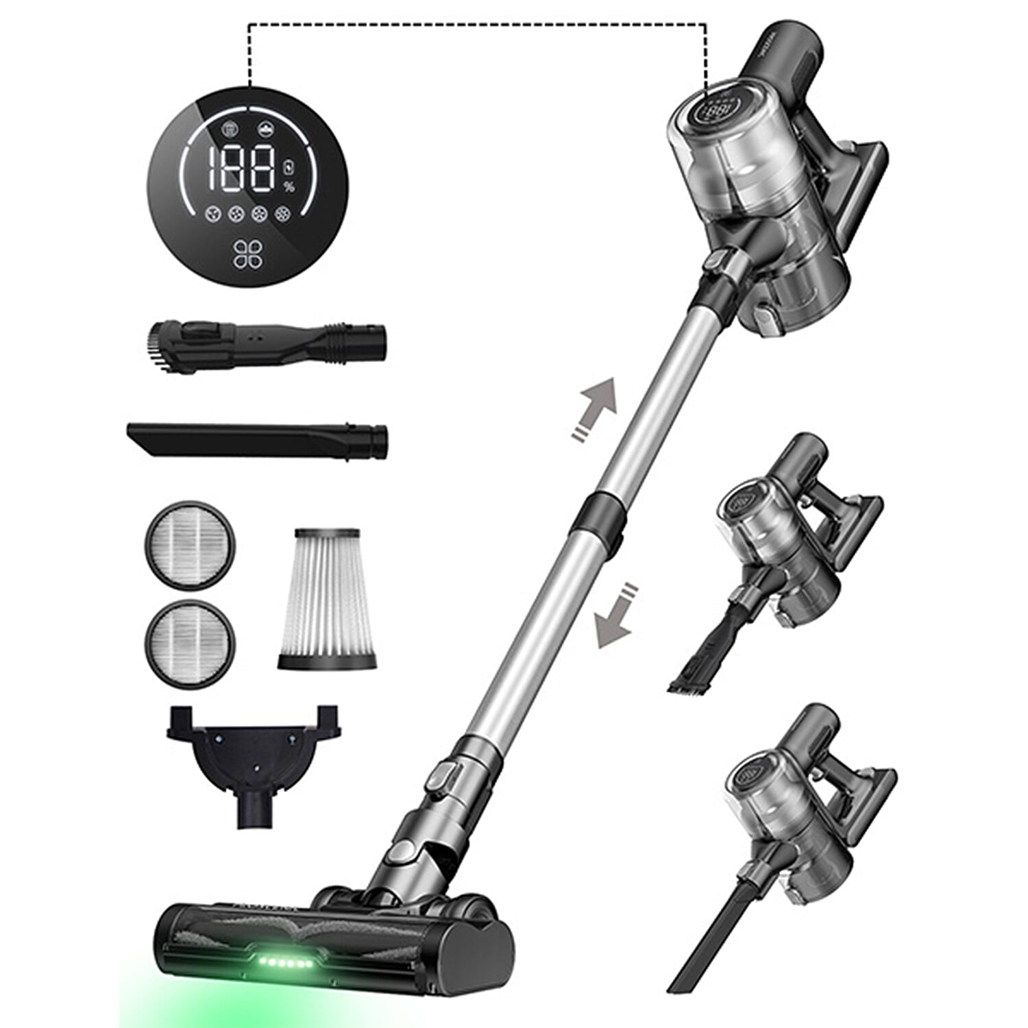 Proscenic P12 Cordless Vacuum Cleaner 7755249 1