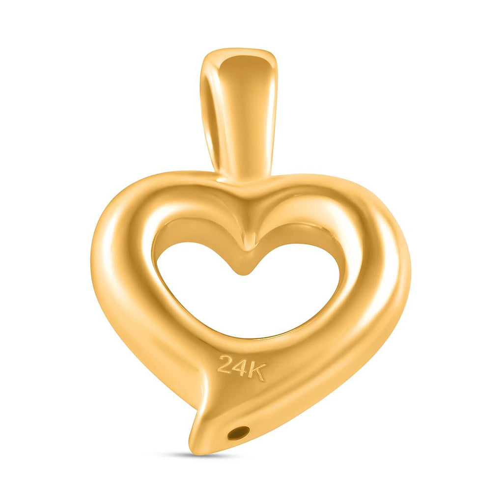 LIMITED EDITION  - 24K Yellow Gold Heart Pendant