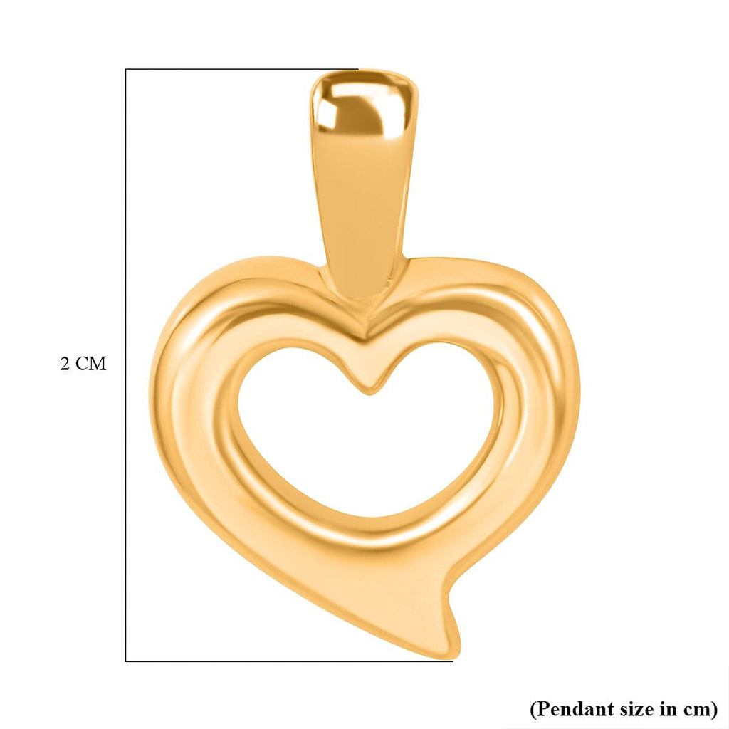 LIMITED EDITION  - 24K Yellow Gold Heart Pendant