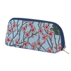 Signare Tapestry Fabric Cosmetic and Toiletry Bag (Size 8x22x12 cm) - Sky Blue