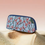 Signare Tapestry Fabric Cosmetic and Toiletry Bag (Size 8x22x12 cm) - Sky Blue