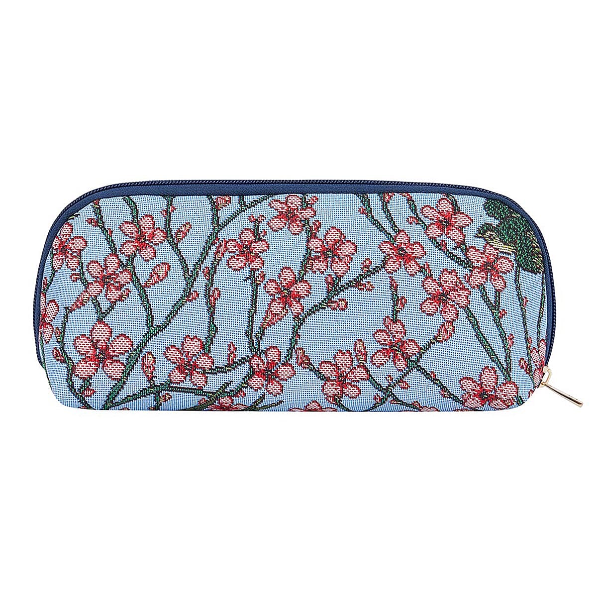 Signare Tapestry Fabric Makeup and Brush Bag - Almond Blossom and Swallow 7759266 3