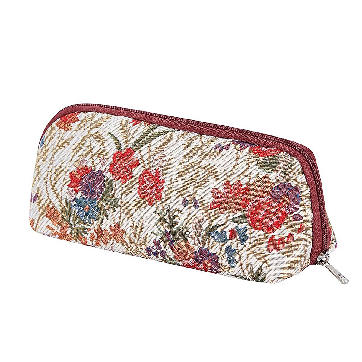 Signare Tapestry Fabric Makeup and Brush Bag - Flower Meadow 7759267 0