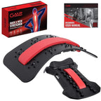 GMP SPORTS 2-in-1 Back - Neck Stretcher Posture Corrector Massager Lumbar Support Pain Tension