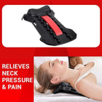 GMP SPORTS 2-in-1 Back - Neck Stretcher Posture Corrector Massager Lumbar Support Pain Tension